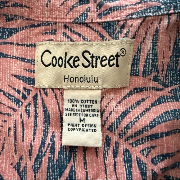 COOKE STREET Aloha Hawaiian Tropical Shirt Men M Medium - Picture 4 of 5